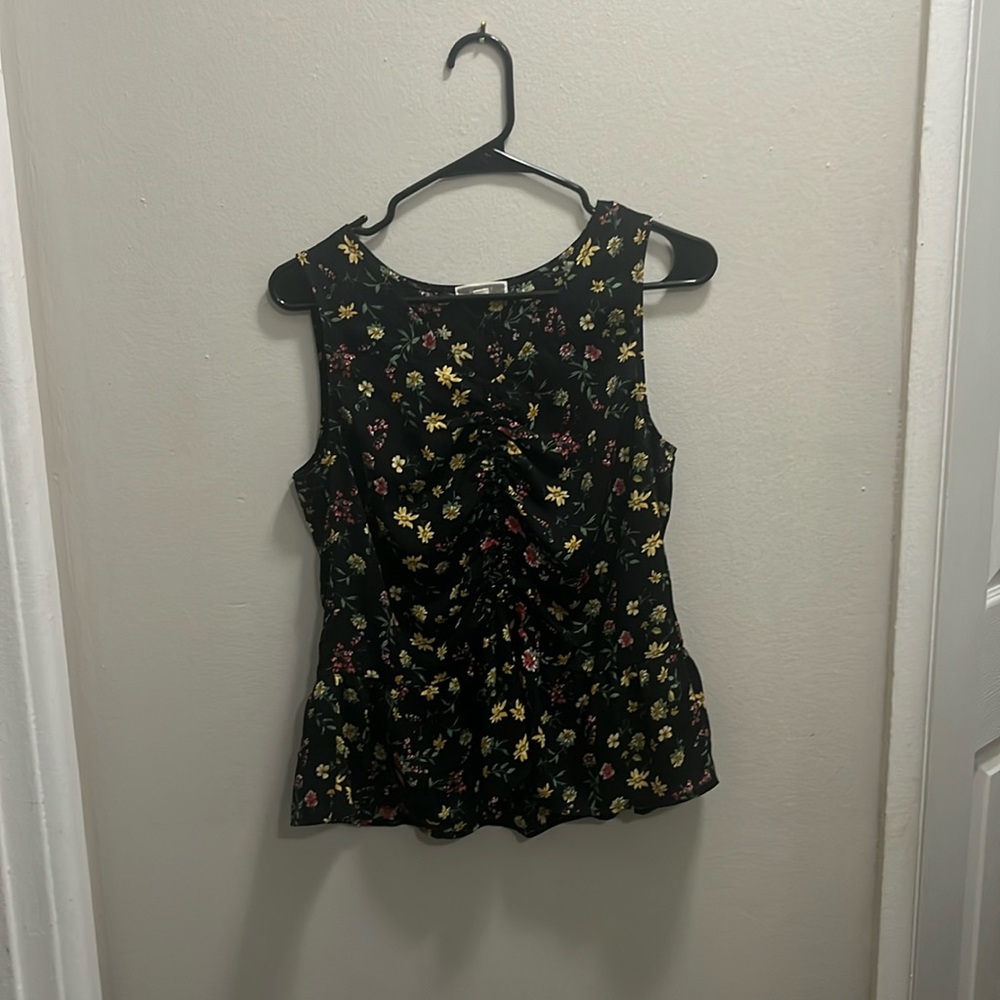 Pleione floral dress shirt